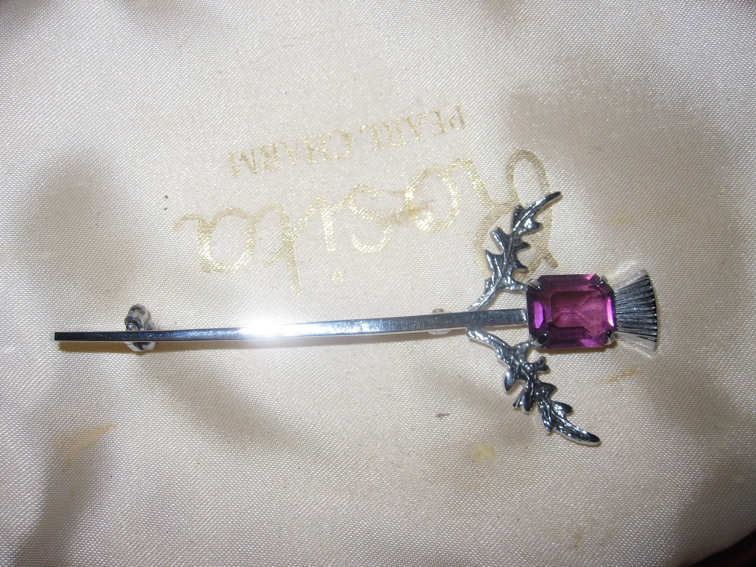 Vintage kilt shop pin