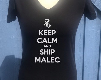 Shadowhunters inspired Ship Malec T-Shirt