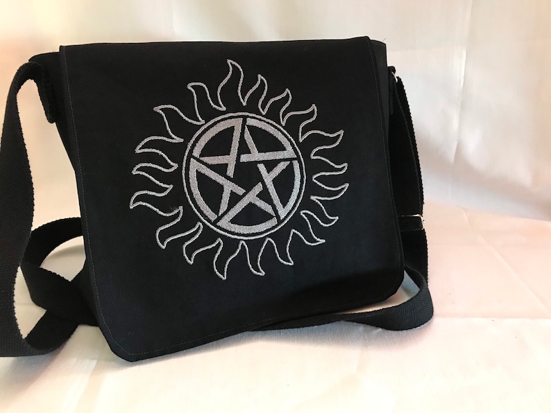 Supernatural Inspired Messenger Bag With Changeable Flap Etsy