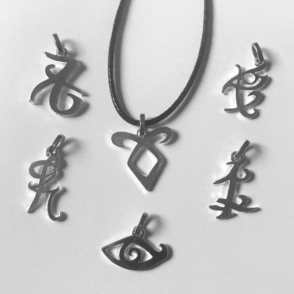 Shadowhunters inspired Rune Necklace