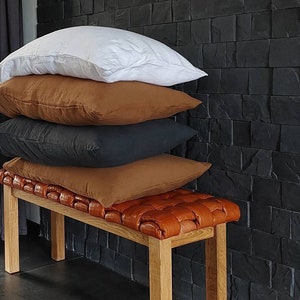 100 % HEMP pillowcase, Stonewashed bed pillowcases, Envelope closure pillow covers, hemp bedding