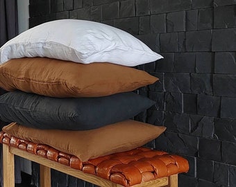 100 % HEMP pillowcase, Stonewashed bed pillowcases, Envelope closure pillow covers, hemp bedding