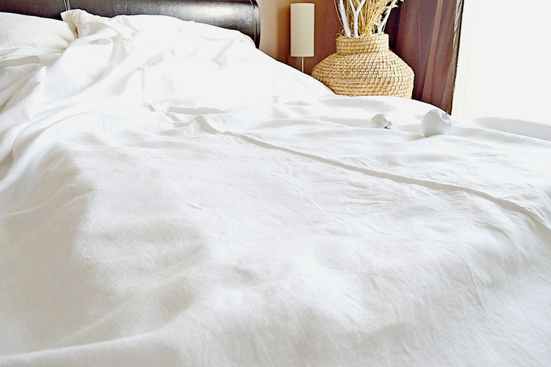 Queen and King sizes bed cover Linen throw blanket Summer Etsy