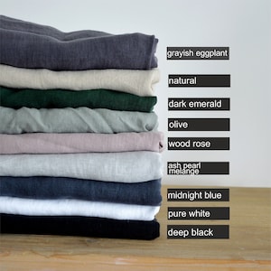 100% Linen and hemp fabric samples - Linen and hemp fabric for bedding
