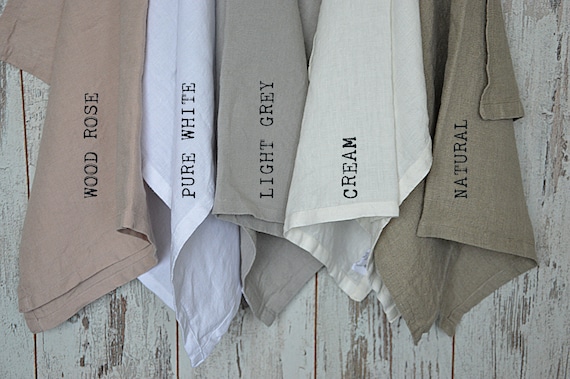 Linen towel / Pastel linen towel / Soft linen towels / Tea linen towel / Kitchen linen towels / Hand face towel / Guest linen towels