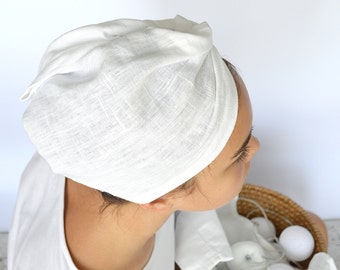 Linen Hair Turban - Zero Waste - Hair towel