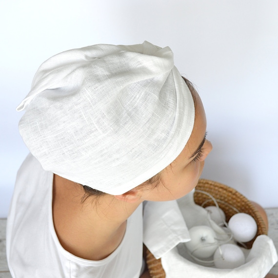 Linen Hair Turban - Zero Waste - Hair towel