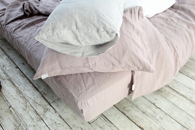 Bed Linen Pillowcase DARK EMERALD Stonewashed Linen Etsy