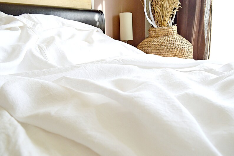 Queen and King sizes bed cover Linen throw blanket Summer Etsy