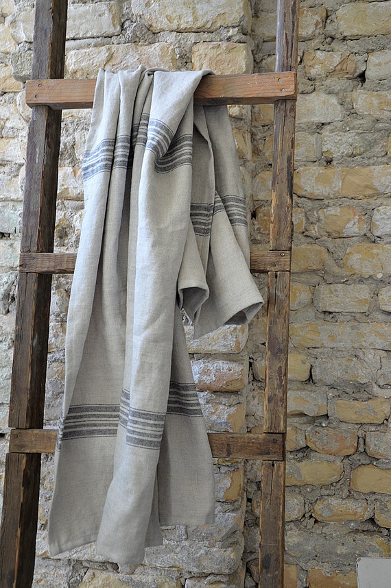 Bath Thick Linen Towel / Heavy Weight Towel / Luxury Towels