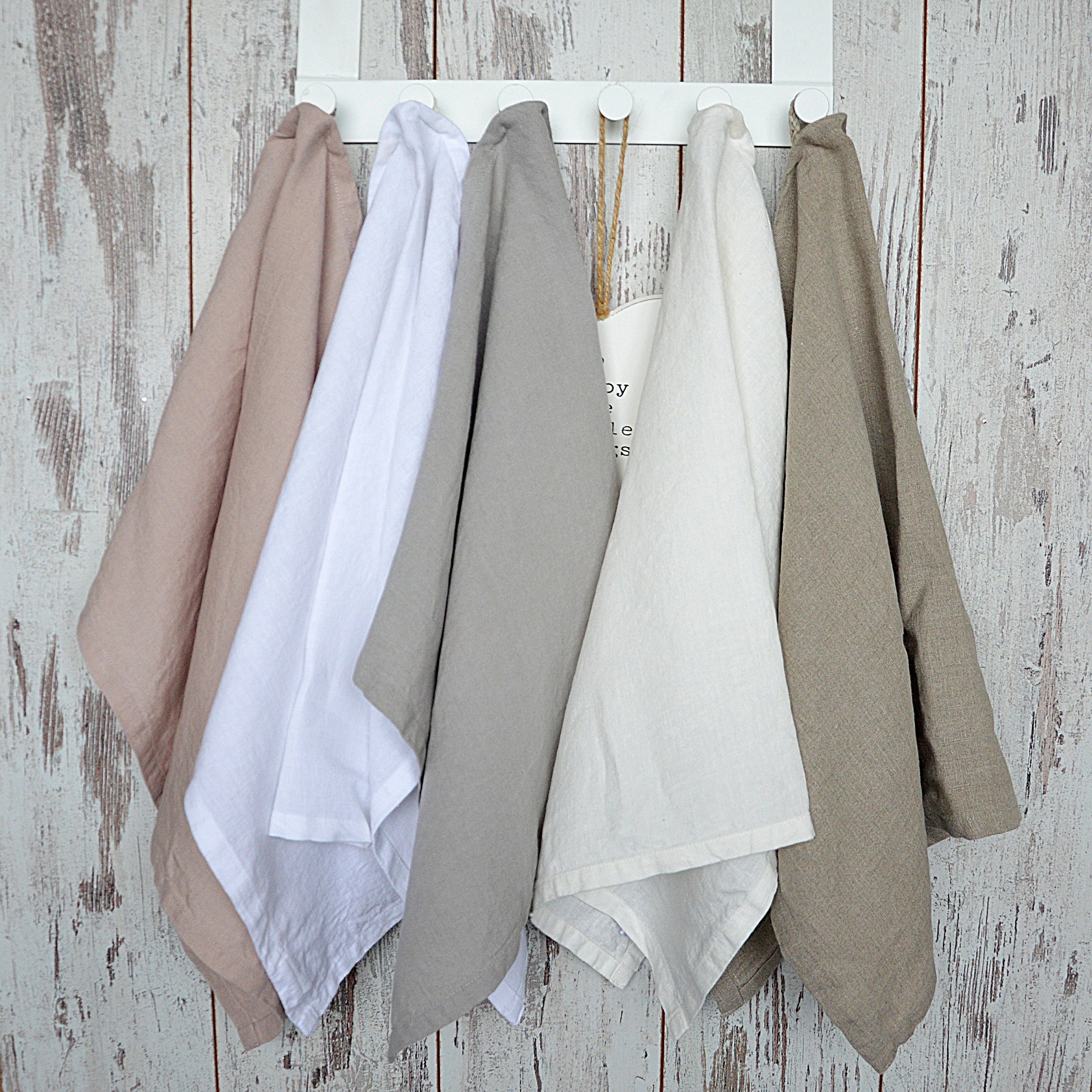 Linen towel / Pastel linen towel / Soft linen towels / Tea linen towel / Kitchen  linen towels / Hand face towel / Guest linen towels