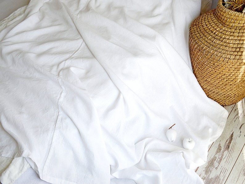 Queen and King sizes bed cover Linen throw blanket Summer Etsy