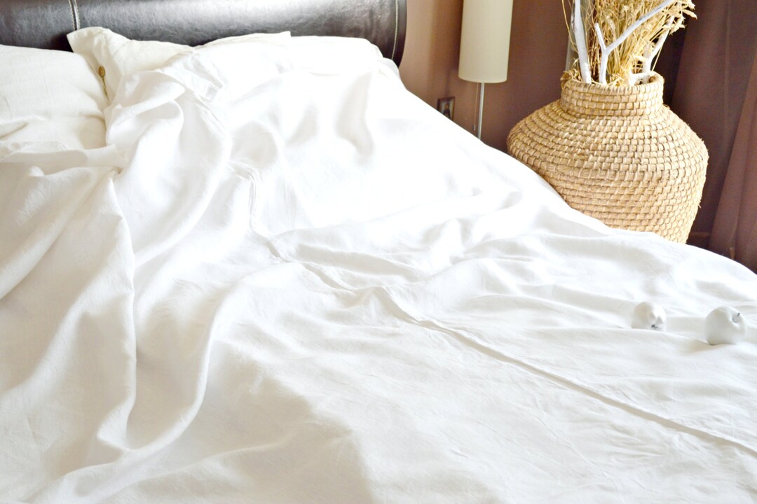 Linen BED COVER Summer Heavy Blanket Linen Bedspread King Etsy