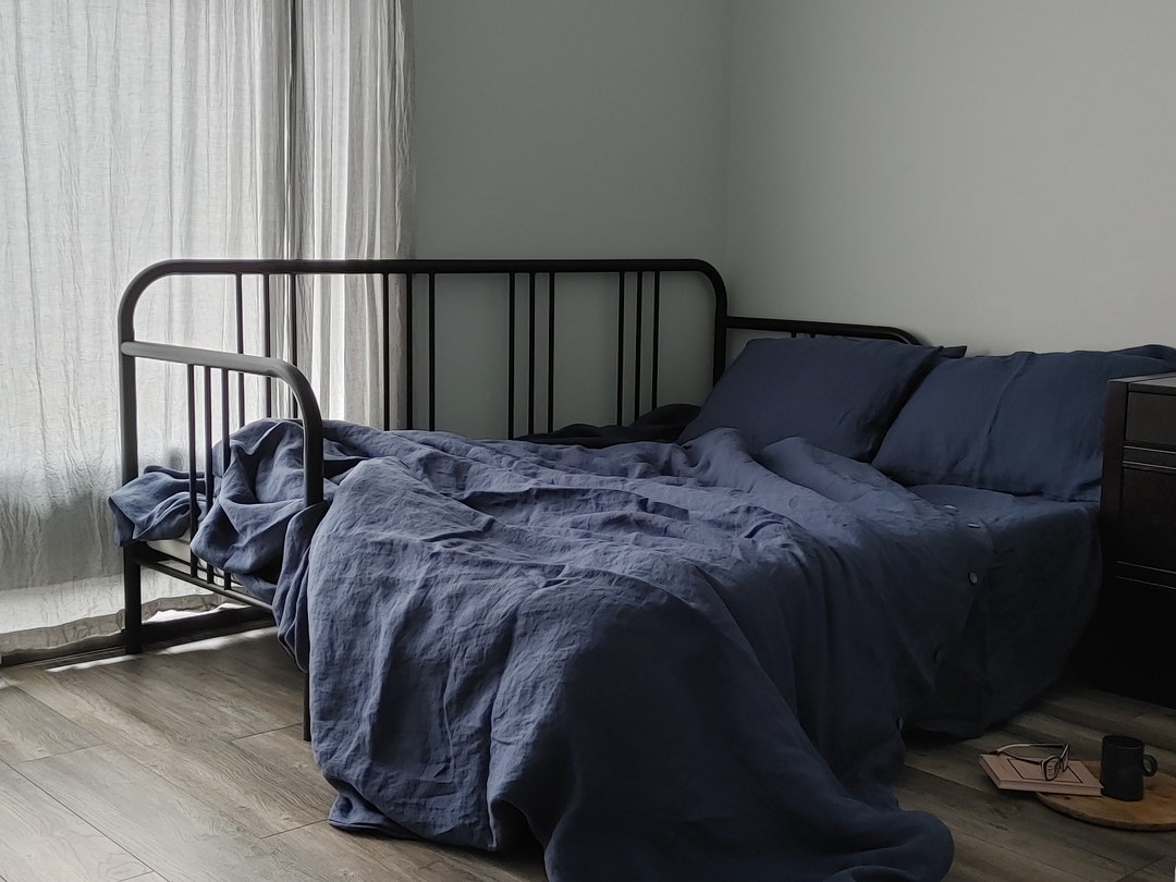 100 HEMP Bedding Set, Set of 3 Pcs Duvet Cover and 2 Pillowcases