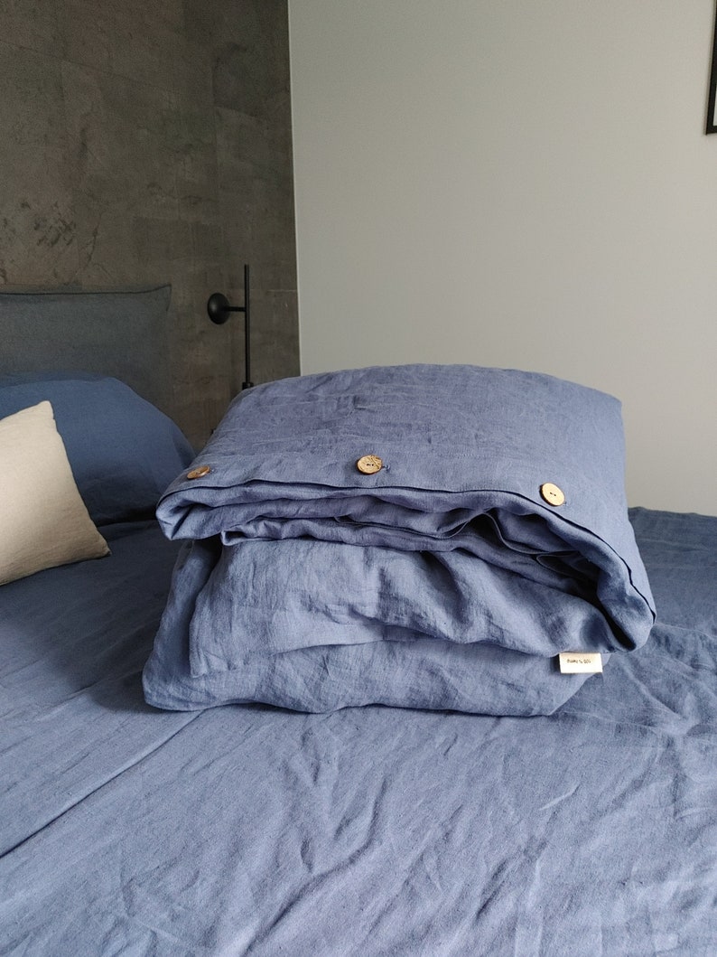 marupeLINENhouse Hemp Duvet Cover - Thumbnail 4