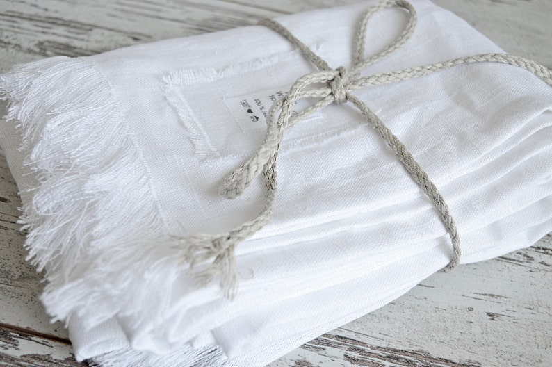 Linen Throw blanket / White linen throw / Linen coverlet / Etsy