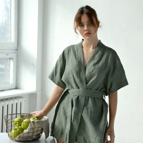 linen kimono shirt