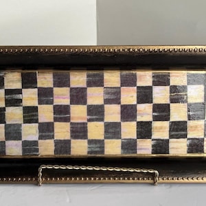 Whimsical Checks Tartan Plaid Rectangular Tray FREE SHIPPING