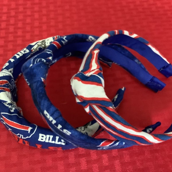 Buffalo Football Zubaz Striped Retro Headband Top Knot One Size Fits Most Child-Adult Pickup option or FREE SHIPPING