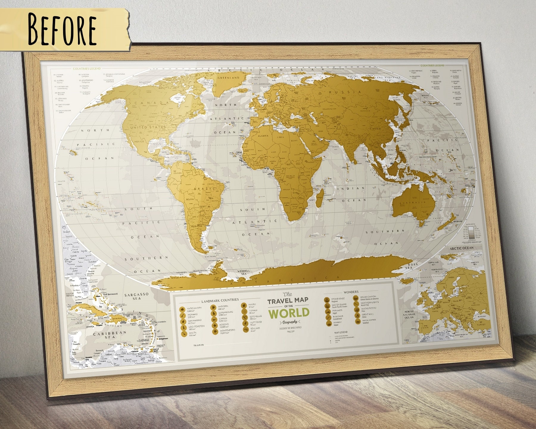 World Map Places I Ve Been - Map