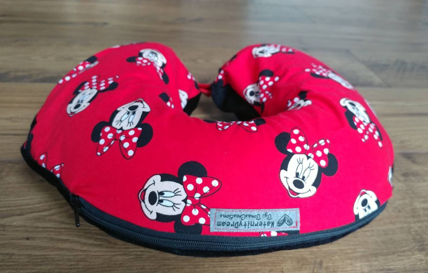 Minnie Neck Travel Pillow Case. Neck Pillow Cover. Disney Etsy