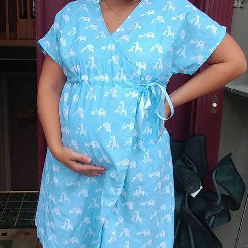 Labor Delivery Maternity Birthing Hospital Gown Hospital Bag Etsy