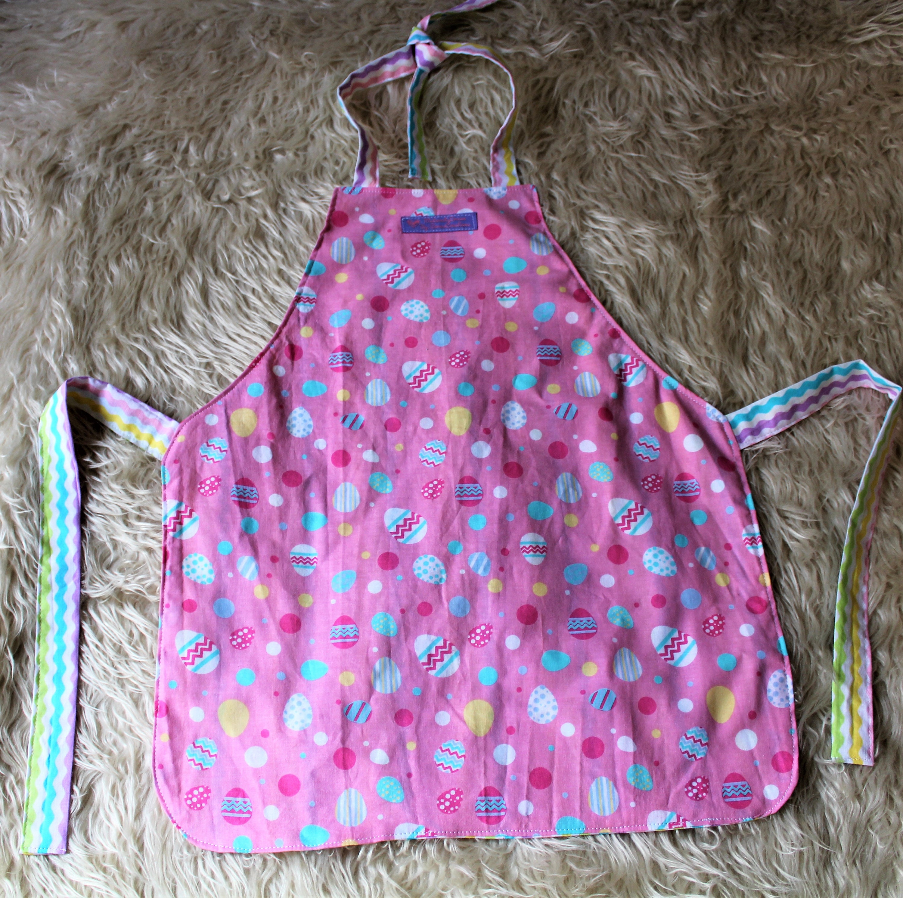 Easter Apron Mommy and Me Aprons Easter eggs Pink Matching Etsy