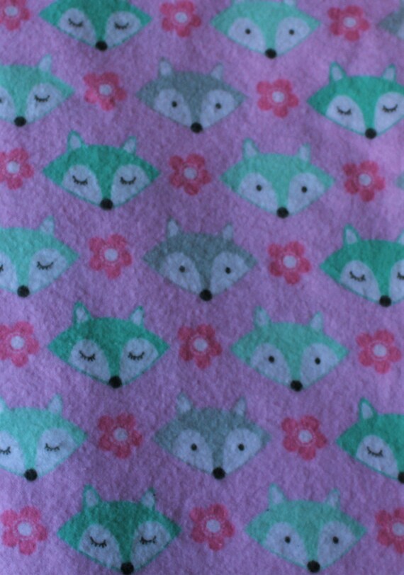 pink fox blanket