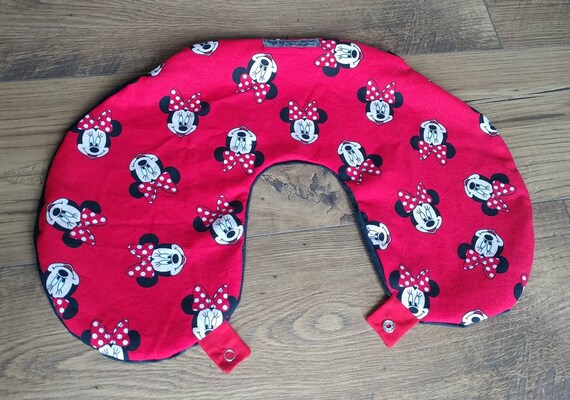 Minnie Neck Travel Pillow Case Neck Pillow Cover Disney Etsy
