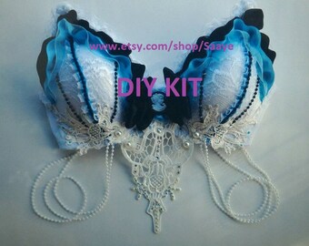Diy Rave Bra Etsy