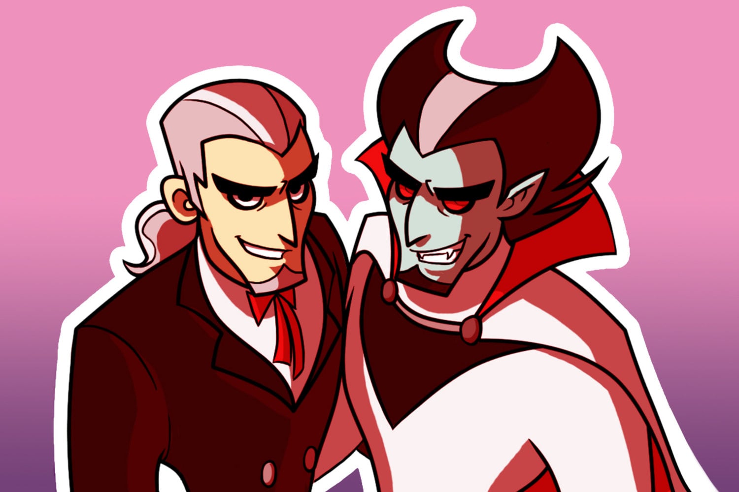 Danny Phantom Vlad Masters and Plasmius Mini Print 4x6 Etsy
