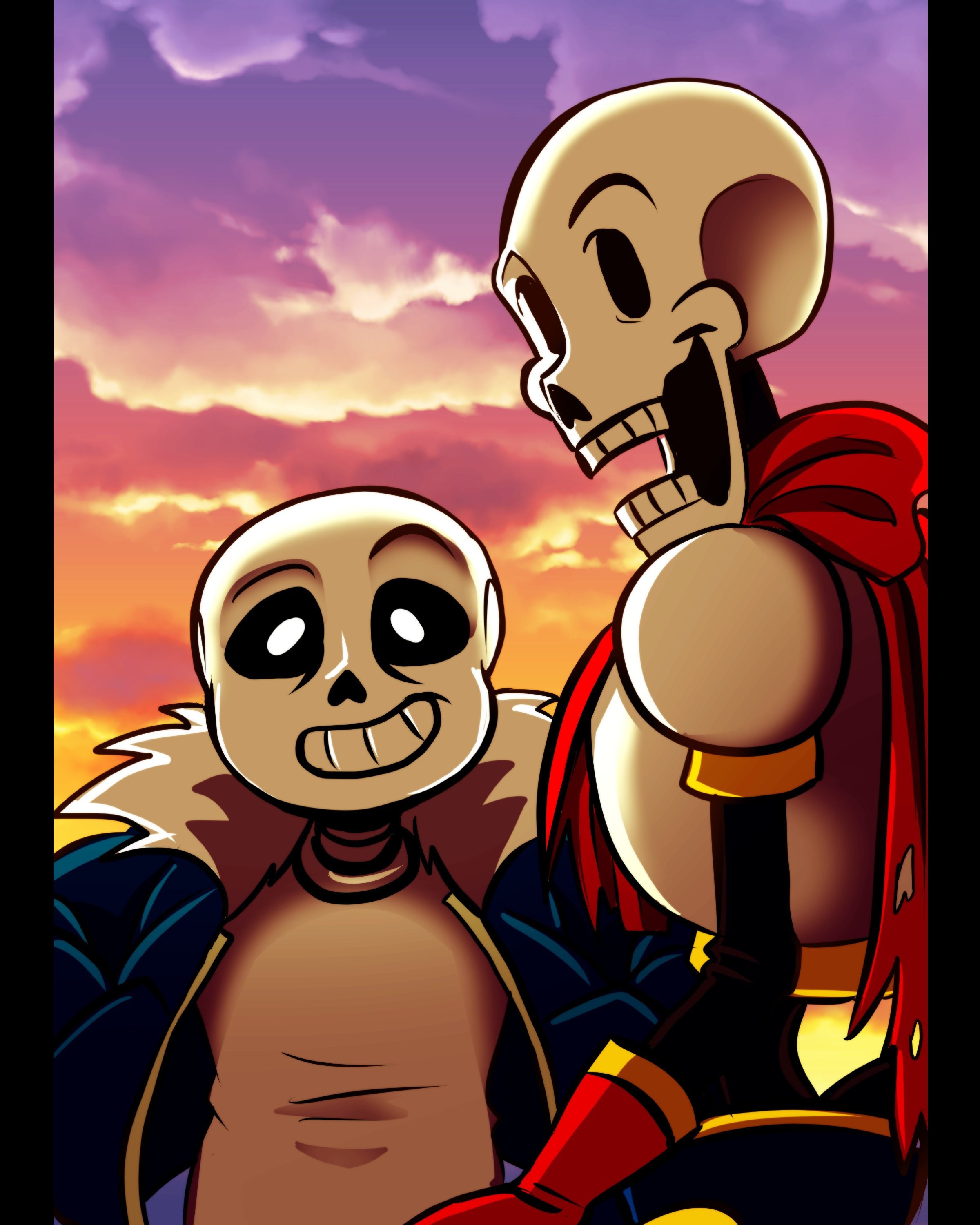 Undertale On The Surface Mini Print 4x6 Sans Papyrus Etsy