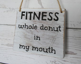Wood Door Knob Sign, Home Decor Wood Sign, Farmhouse Wood Sign, Funny Quote Sign, Painted, READY TO SHIP