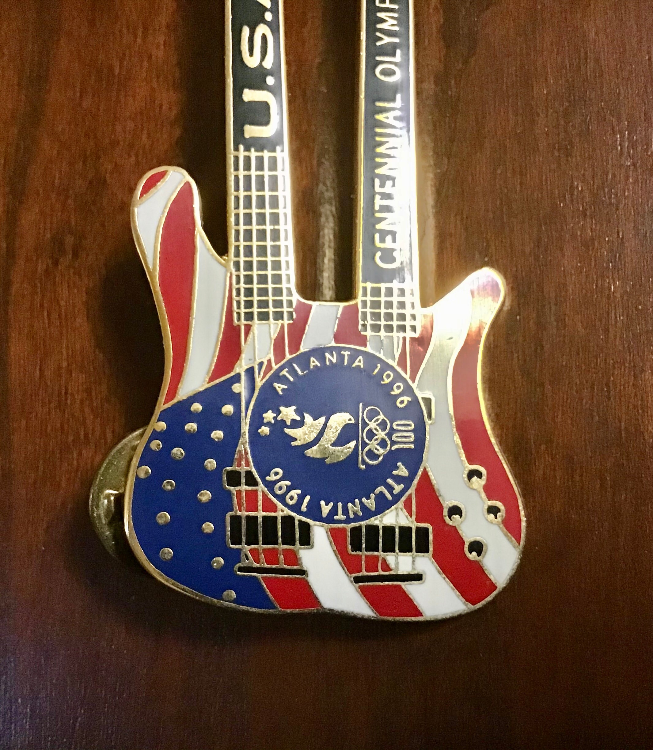 Pin de guitarra de los Juegos Olímpicos de Estados Unidos ...