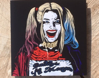 Harley Quinn Card Etsy