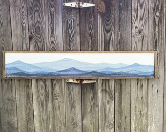 The Skinny | blue  ridge mountain Wall Art  | | home decor | decor | blue Ridge Mountains| living room | interior design | kitchen