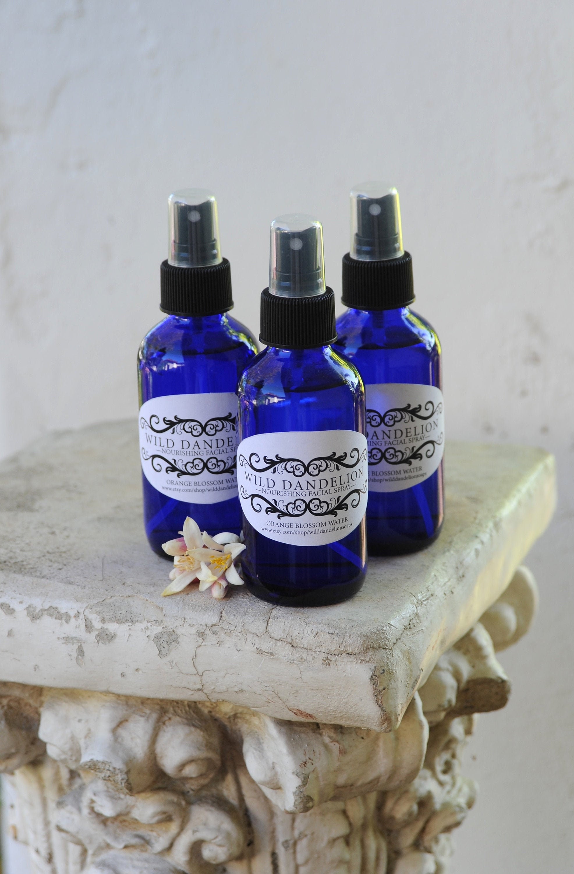 orange blossom water nourishing facial spray natural beauty etsy