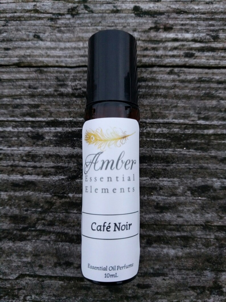 Café Noir: coffee, cinnamon, and vanilla natural perfume blend image 2
