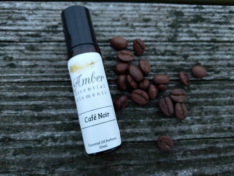 Café Noir: coffee, cinnamon, and vanilla natural perfume blend image 1