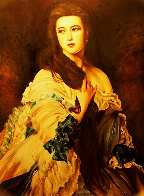 Madame Barbe De Rimskykorsakov Museum Reproduction in Oil Etsy