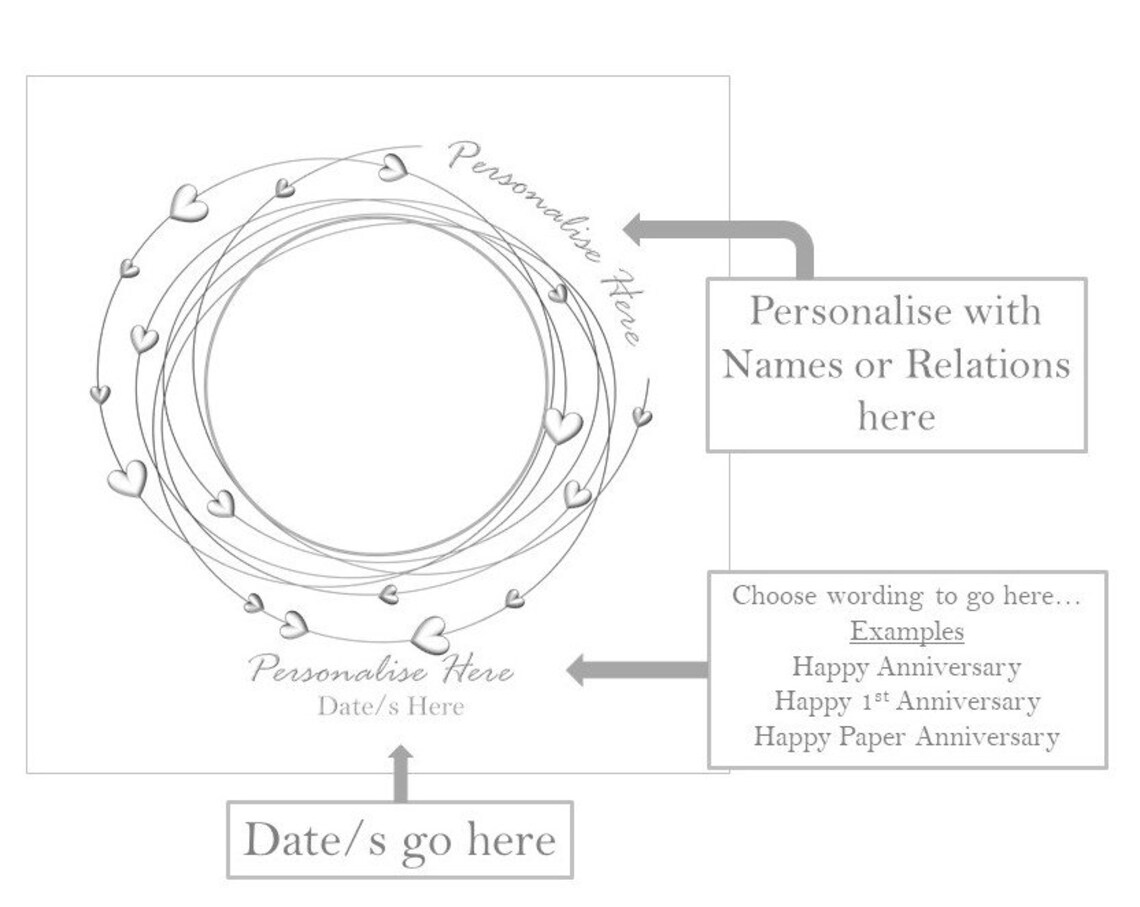 6th WEDDING ANNIVERSARY Card Iron Anniversary Personalised Etsy