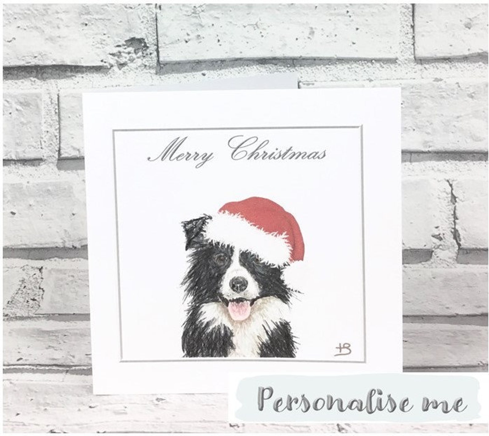 Border Collie Christmas Cards 