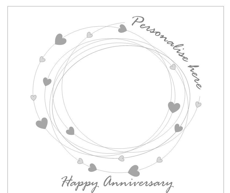 Silver Anniversary ***NEW*** 25th WEDDING ANNIVERSARY Card