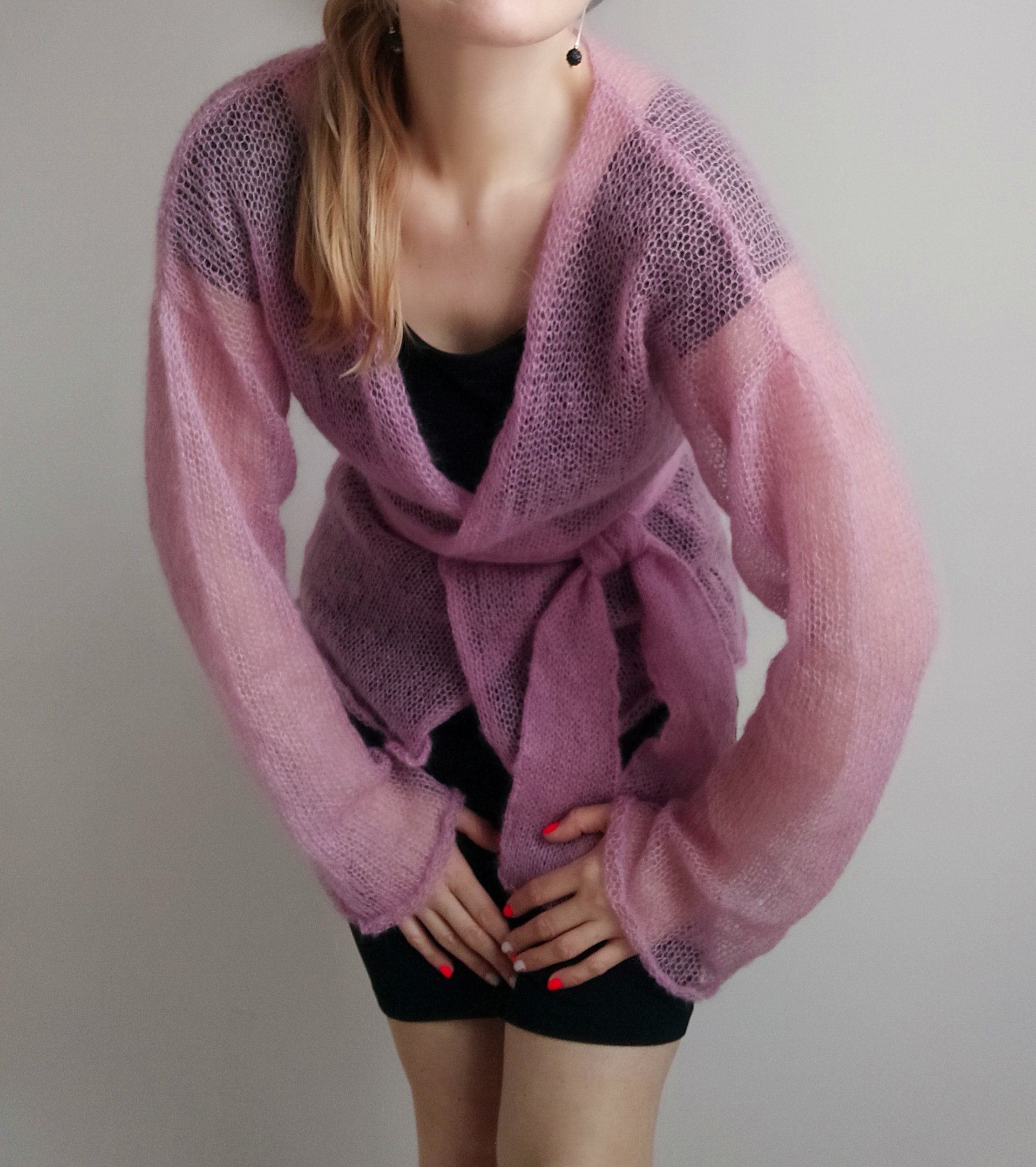 Transparent Cardigan - Etsy