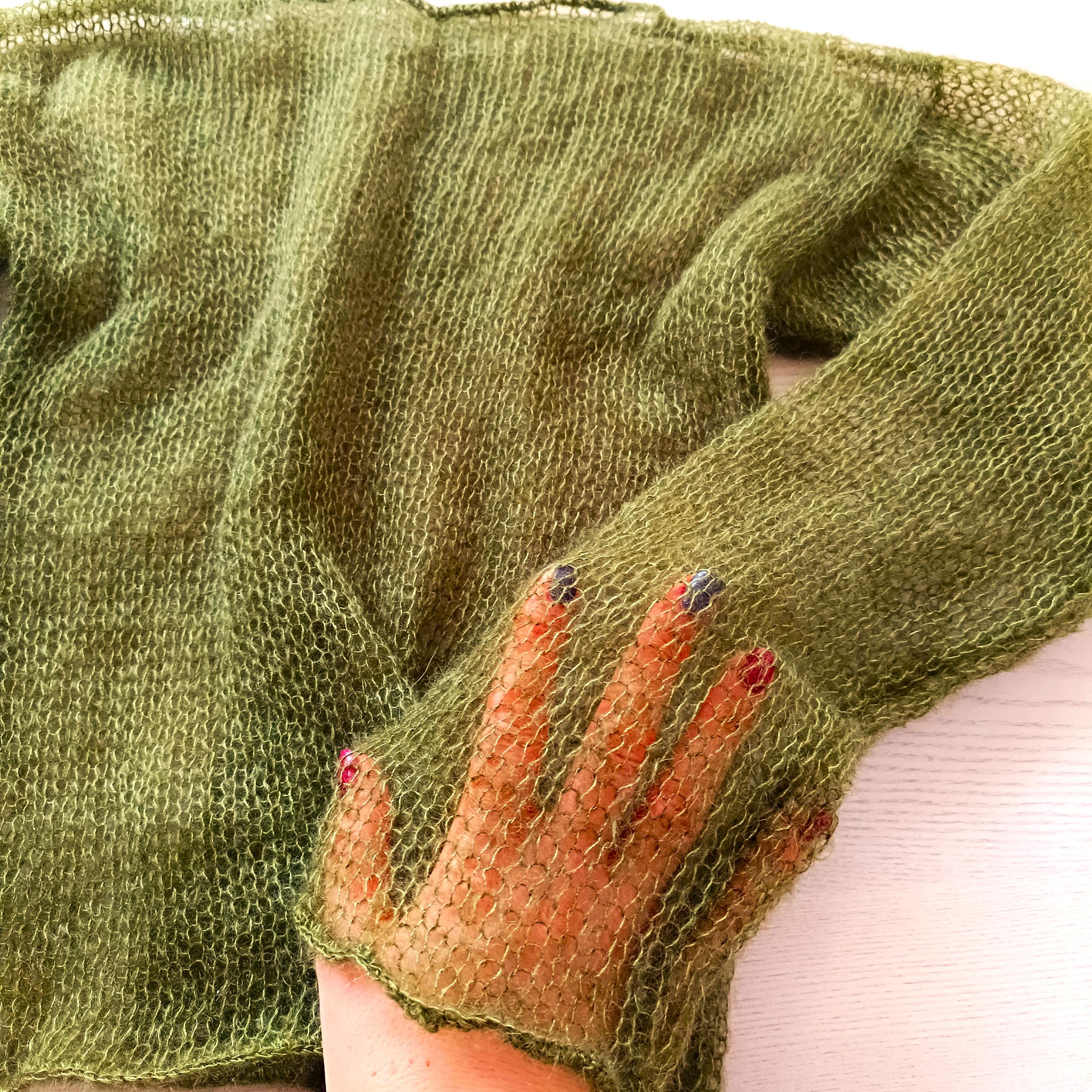 Sheer Knit Top - Etsy