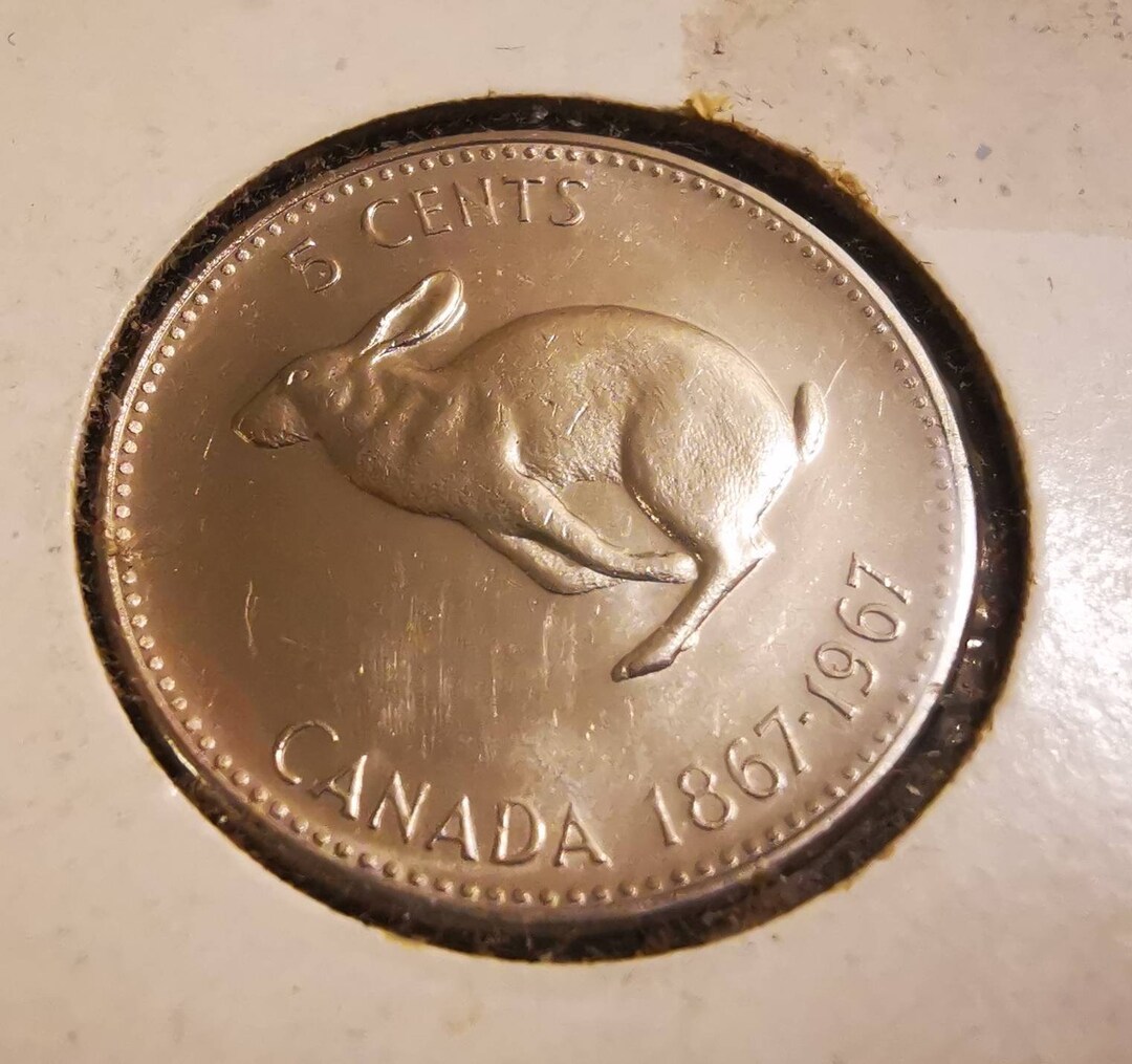 1967 Canadian Rabbit Nickle - Etsy Denmark