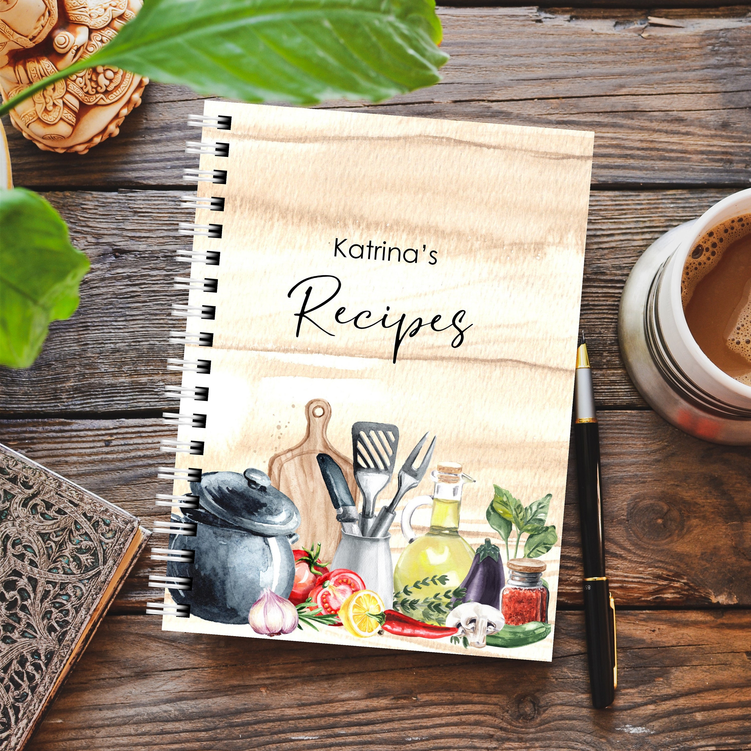 Recipe Book Personalised Recipe Book my own recipes Etsy