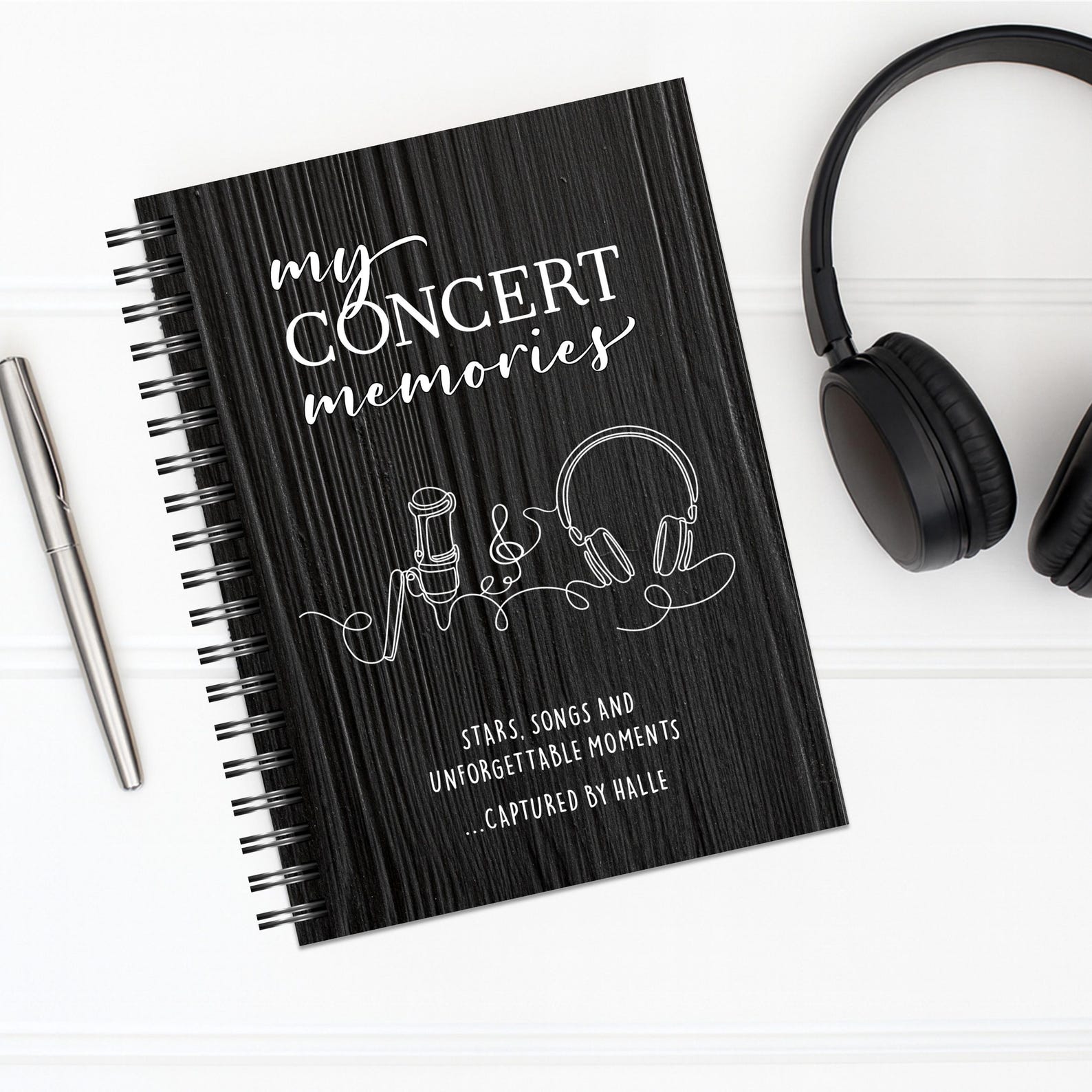 A5 Size Personalised Concert Memory Book, Concert Recap Book - Etsy ...
