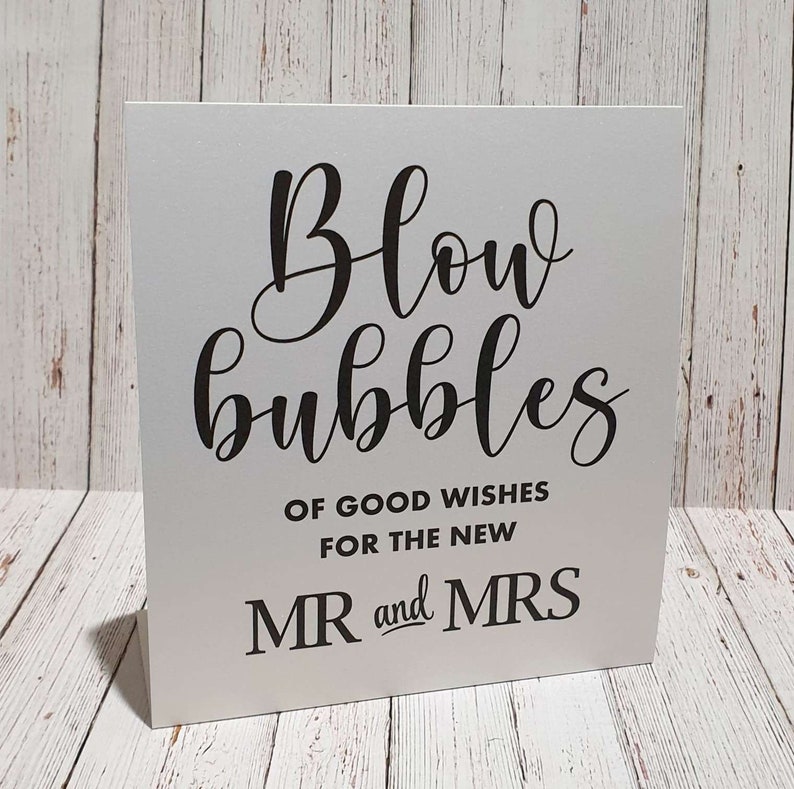 Wedding Bubble Sign - Etsy Australia