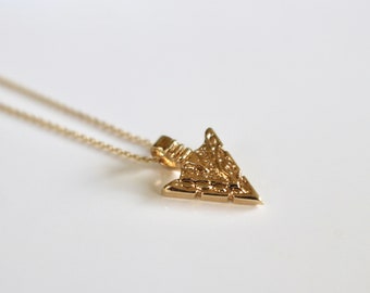 Gold Filled Arrowhead Warrior Necklace